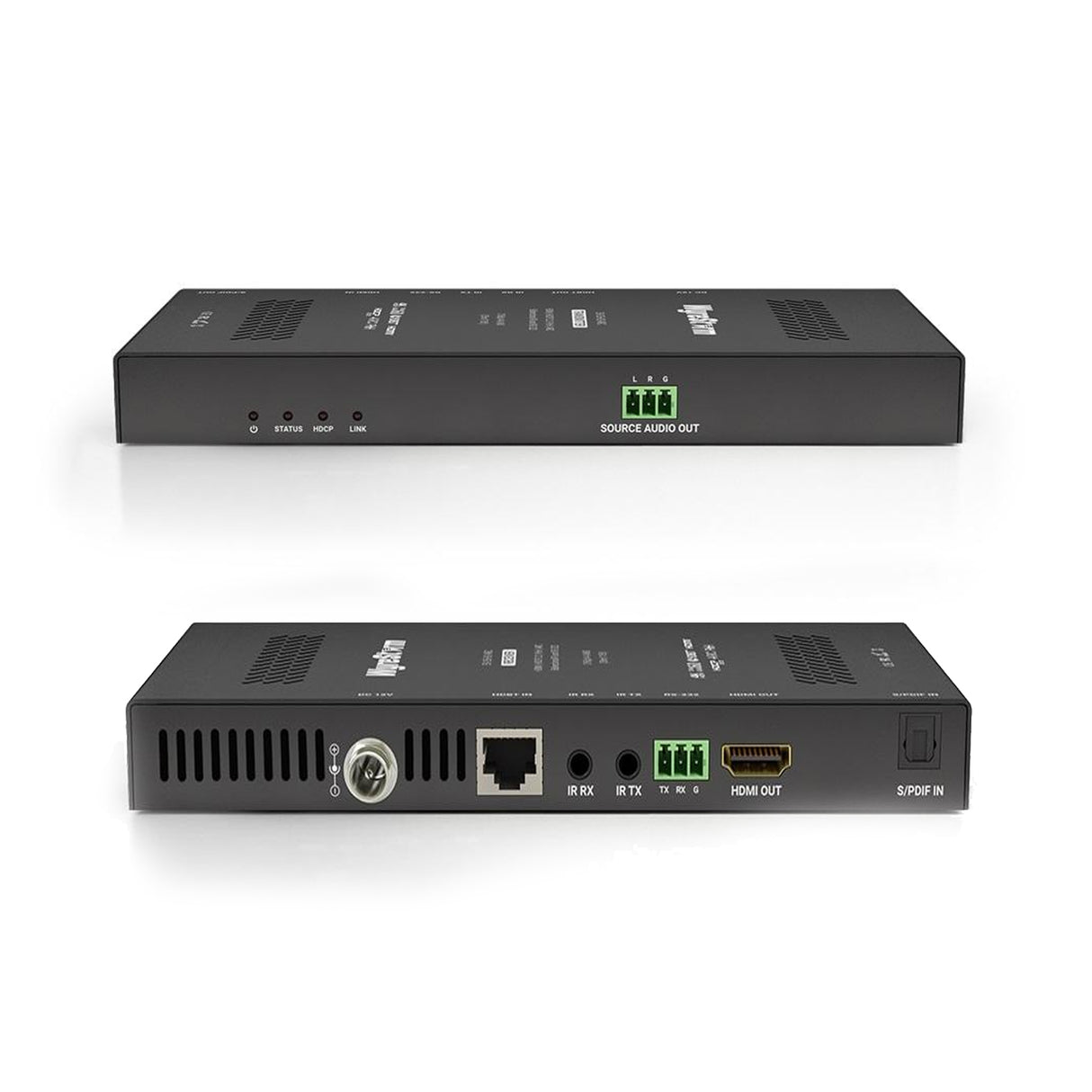 WyreStorm EX-35-H2ARC, HDMI Extender True ARC and Audio Breakou HDBaseT 4K@60Hz $:4:4:4 (4K; 35m/115ft / 1080p: 70, / 230ft) HDBaseT HDCP 2.2 & 2-way PoH and IR Bidiretional.
