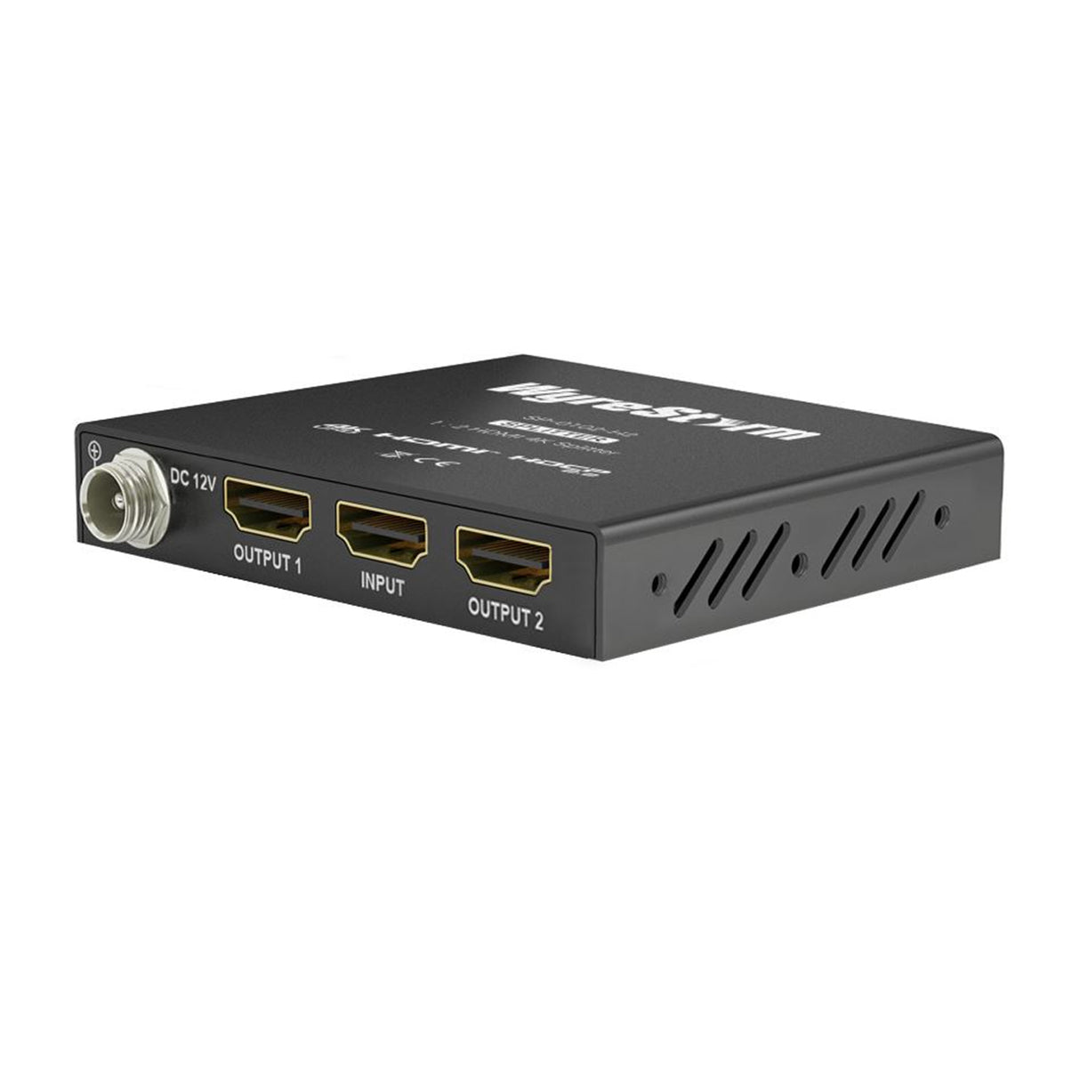 WyreStrom SP-0101-H2, 1:2 HDMI Splitter 4K@60Hz 4:4:4(4K, 15m/49.2ft / 1080p. 15m/49.2ft) HDR, EDID and HDCP2.2.