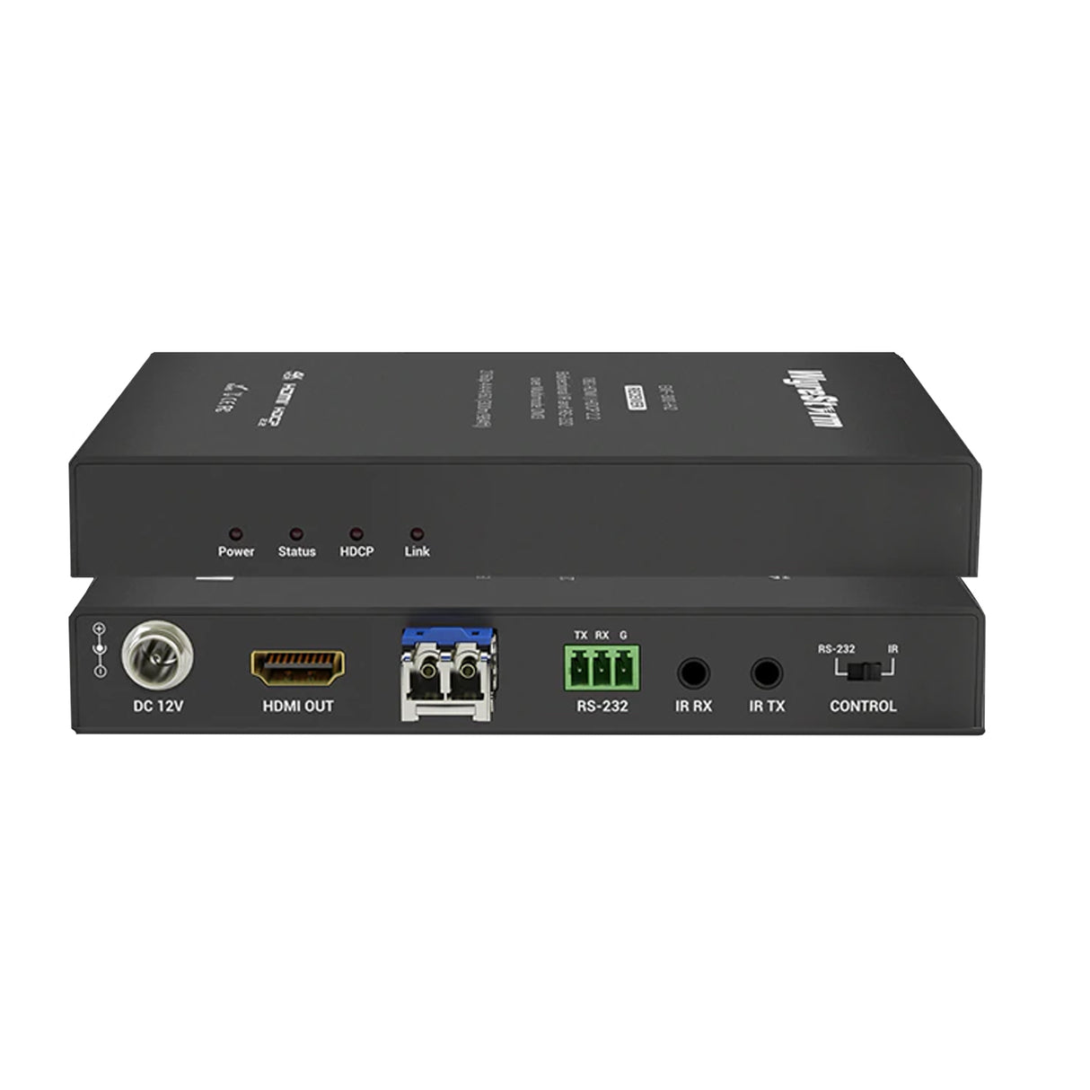 WyreStorm EXF-300-H2, HDMI Extender Fiber 4K@60Hz 4:4:4 (4K; 300m/984ft) Multi-Mode Fiber, HDCP 2.2 and RS-232 ove OM3 Multi-Mode Fiber and IR Bidiretional.