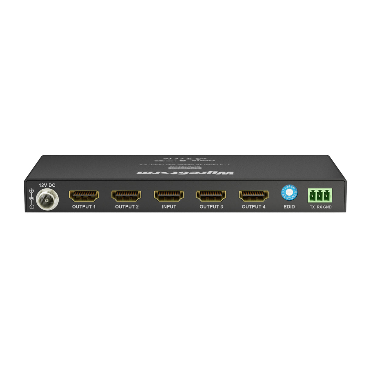 Wyrestorm SP-0104-H2 1:4 HDMI Splitter 4K@60Hz 4:4:4 (4K; 15m/49.2ft / 1080p; 15m/49.2ft) HDCP2.2 and EDID.