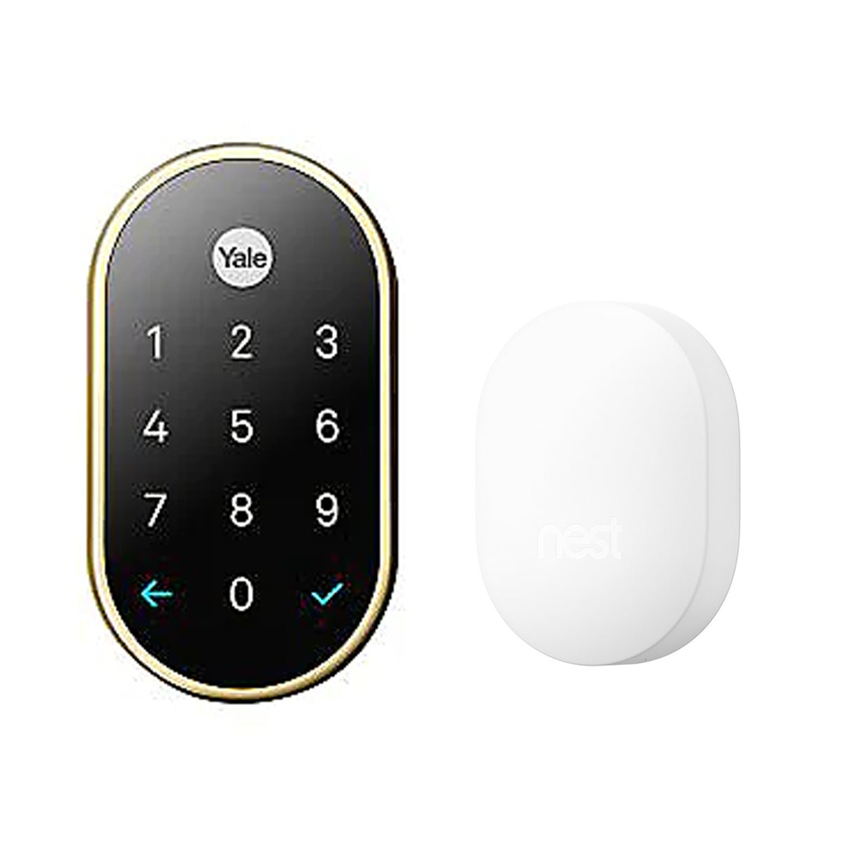 Yale RB-YRD540-WV-619 Nest x Yale Lock Bundle w. Connect - Satin Nickel