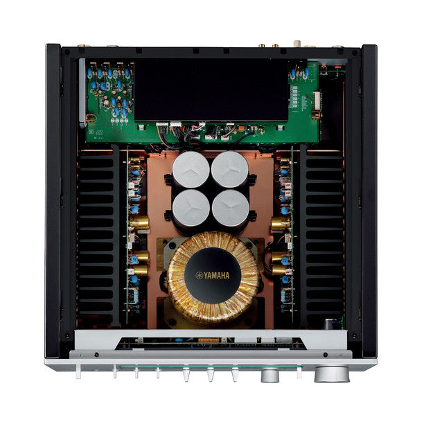 Yamaha A-S3200, Stereo 200W Integrated Amplifier 2-Channel, (Black / Silver)