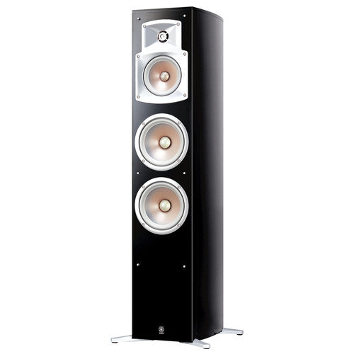 Yamaha NS-555, 3-Way Floorstanding Speaker (Black, Single)