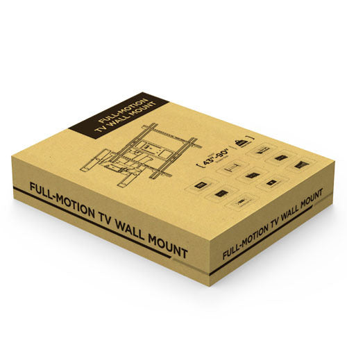 Rhino Mounts A4390HD, Articulating, 43" - 90", Heavy Duty Full Motion TV Mount, Up to 77lbs / Profile: 49~615mm