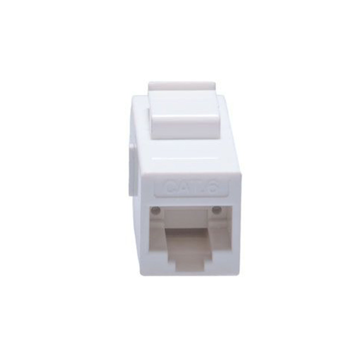 Acegear Cat6 RJ45 Inline Keystone Coupler - White