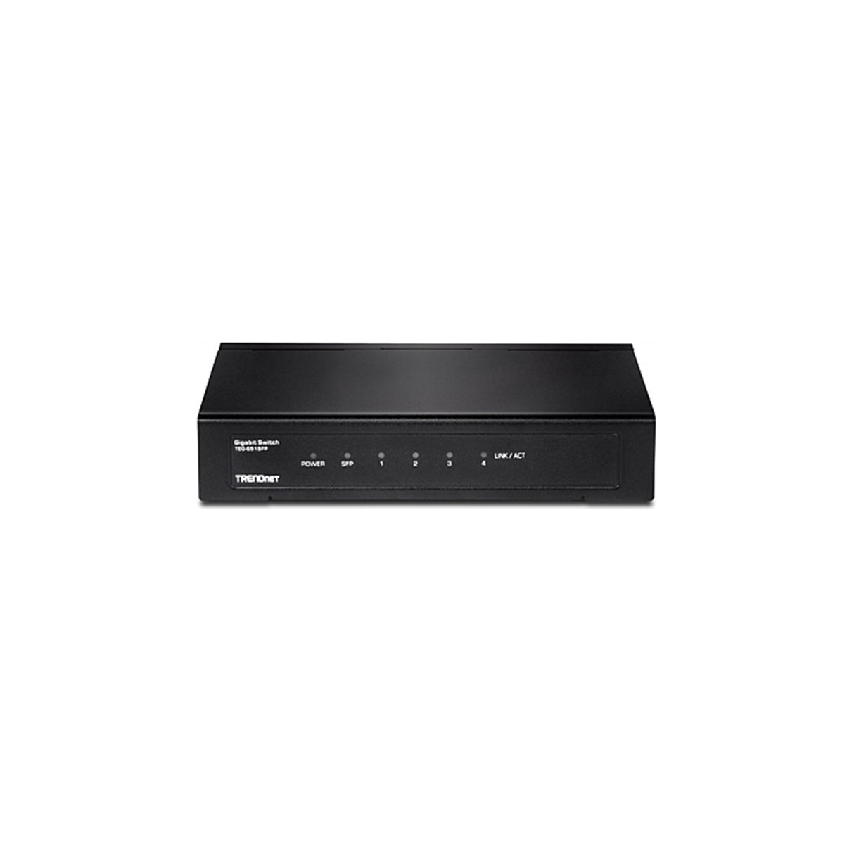 TRENDnet TEG-S51SFP Rear port 4-Port Gigabit Switch with SFP Slot (Metal)