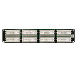 Vertical Cable (48 Port Patch Panel CAT5e 2U) Patch Panel 2U, CAT5E, 48 Port (UL)