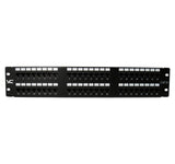 Vertical Cable (48 Port Patch Panel CAT5e 2U) Patch Panel 2U, CAT5E, 48 Port (UL)