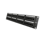 Vertical Cable (48 Port Patch Panel CAT5e 2U) Patch Panel 2U, CAT5E, 48 Port (UL)