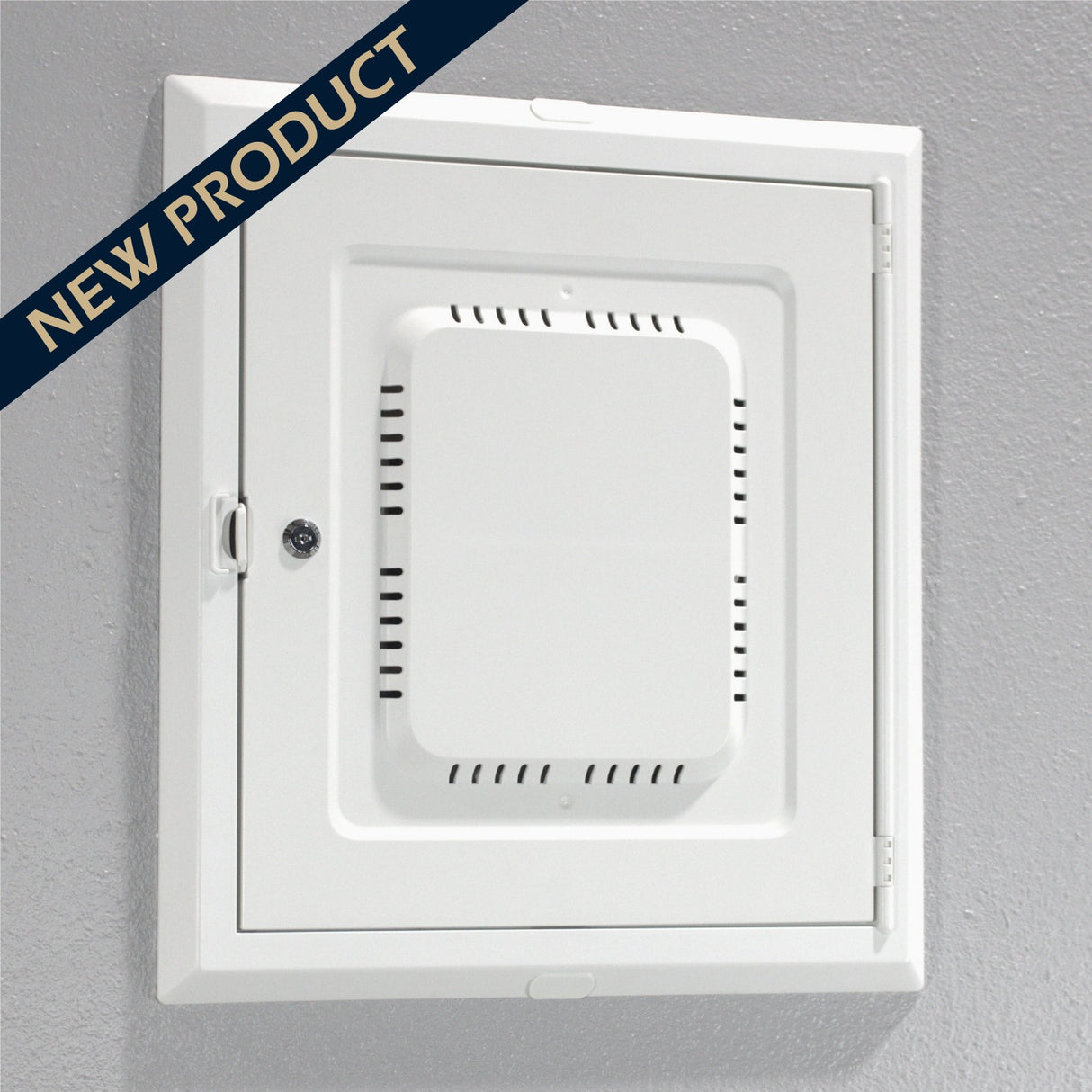 Benner-Nauman WIFI Wiring Cabinet 16" with Hinged Door and Lock, UL Rated