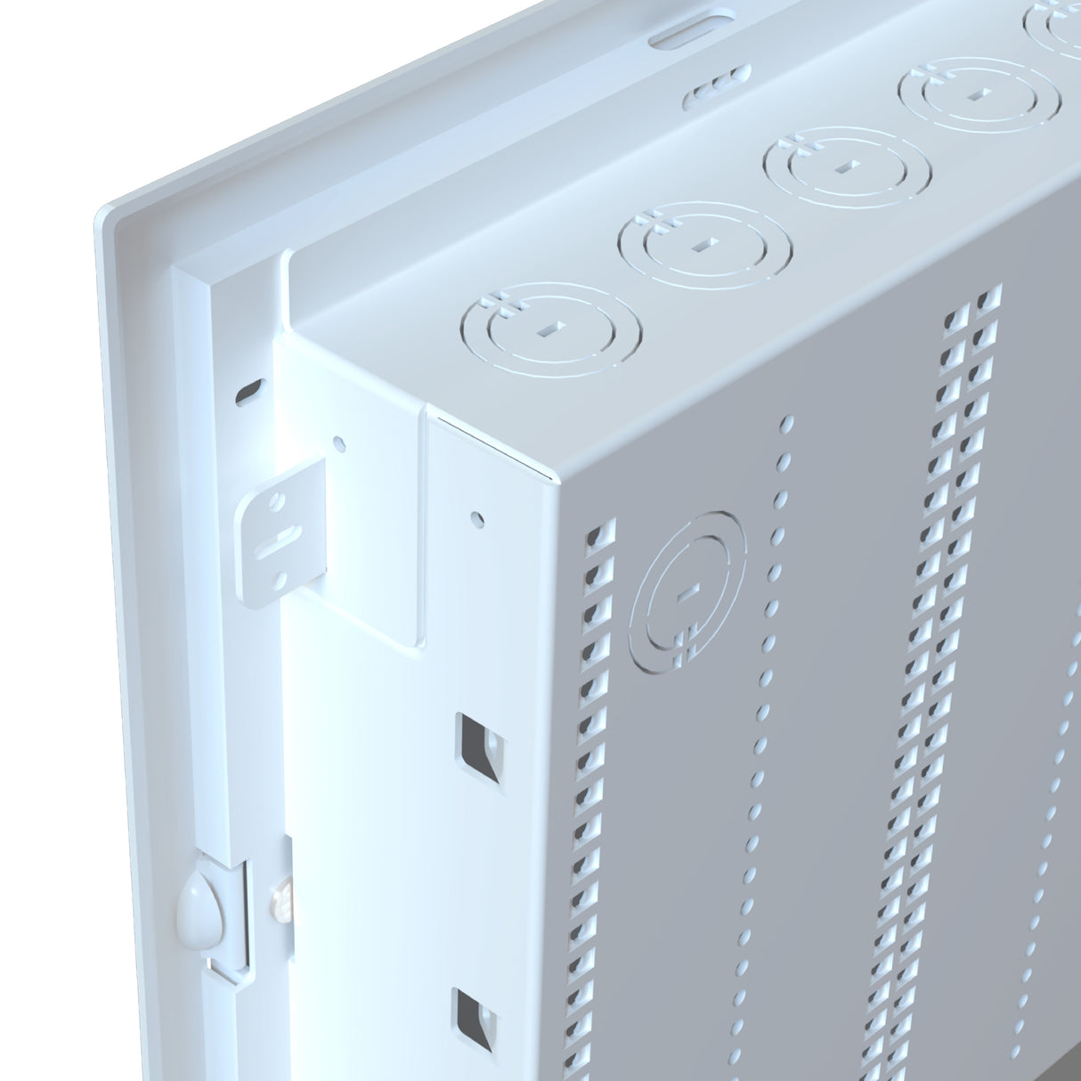 Benner-Nauman WIFI Wiring Cabinet 16" with Hinged Door and Lock, UL Rated