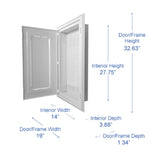 Benner-Nauman WIFI Wiring Cabinet 28", UL Rated