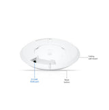 Ubiquiti U7-LR-US Unifi 7 Access Point Enterprise WI-FI System, White