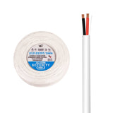 Vertical Cable (22/2 Alarm-Security Cable) 22AWG, 2 Conductor, Stranded, Coil Pack, 500ft, White