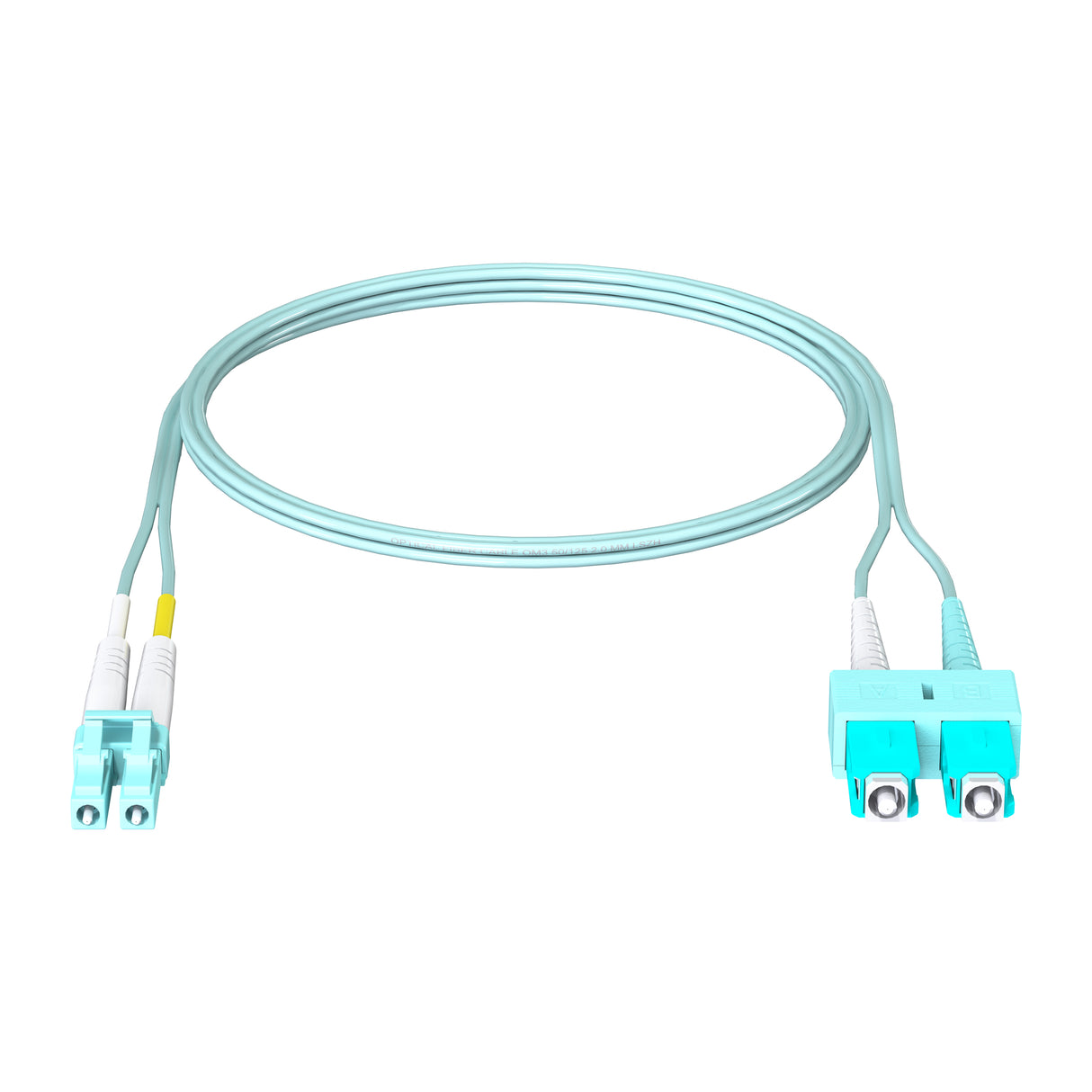 Vertical Cable Duplex Patch Cords, 3M, OM3 LC/SC