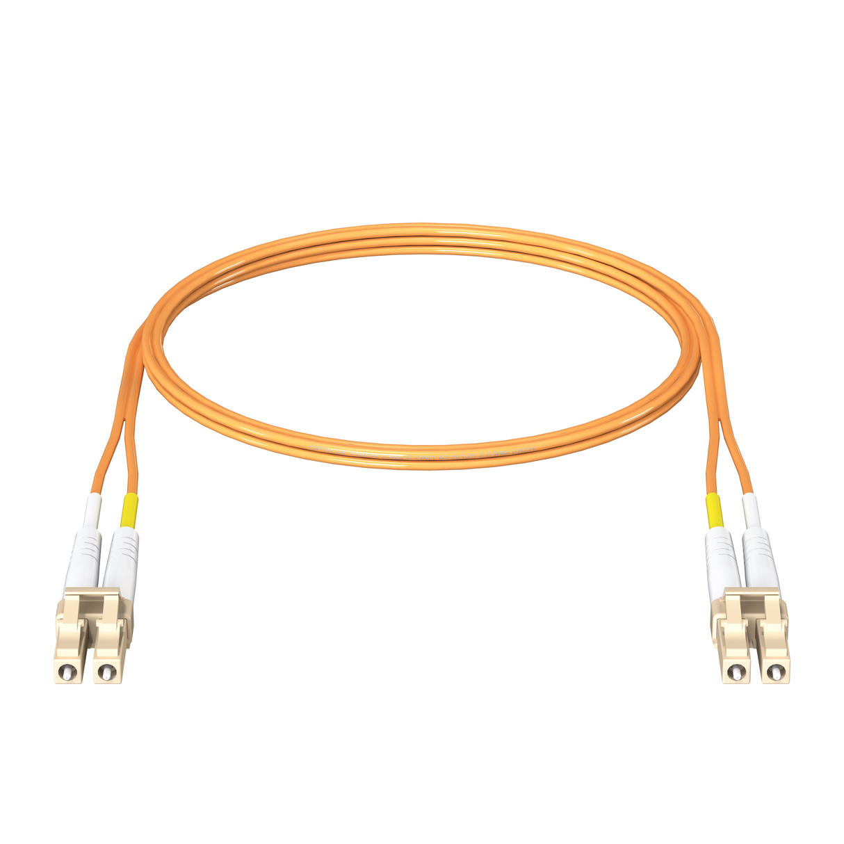 Vertical Cable Duplex Patch Cords, 1M, OM1 LC/LC
