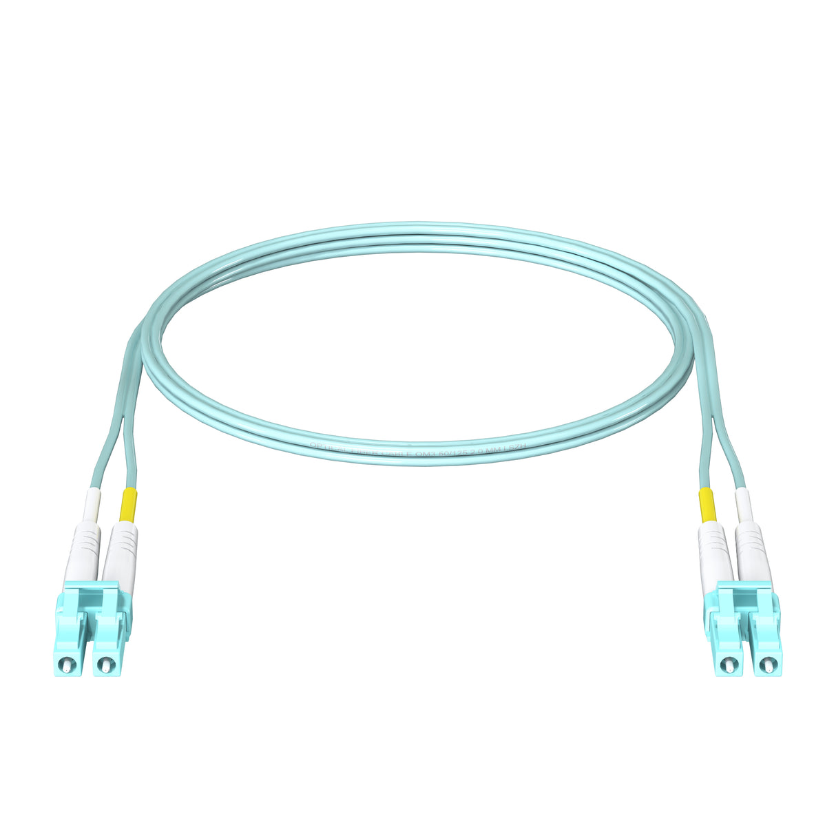 Vertical Cable Duplex Patch Cords, 1M, OM3 LC/LC