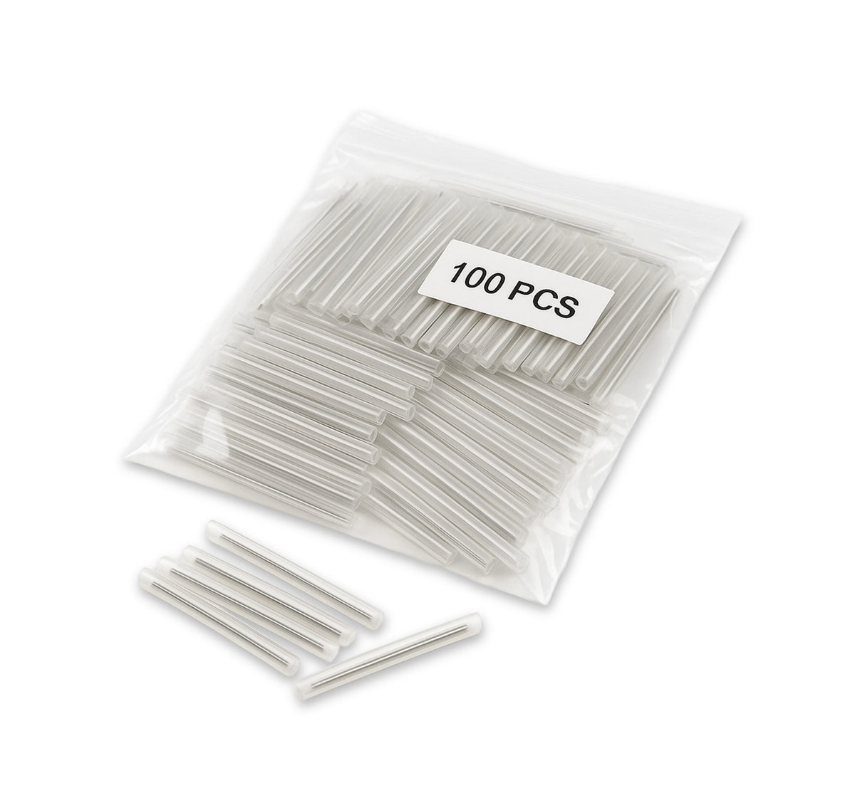 Vertical Cable Optical Fiber Splice Protection Sleeve 40mm - 100Pk