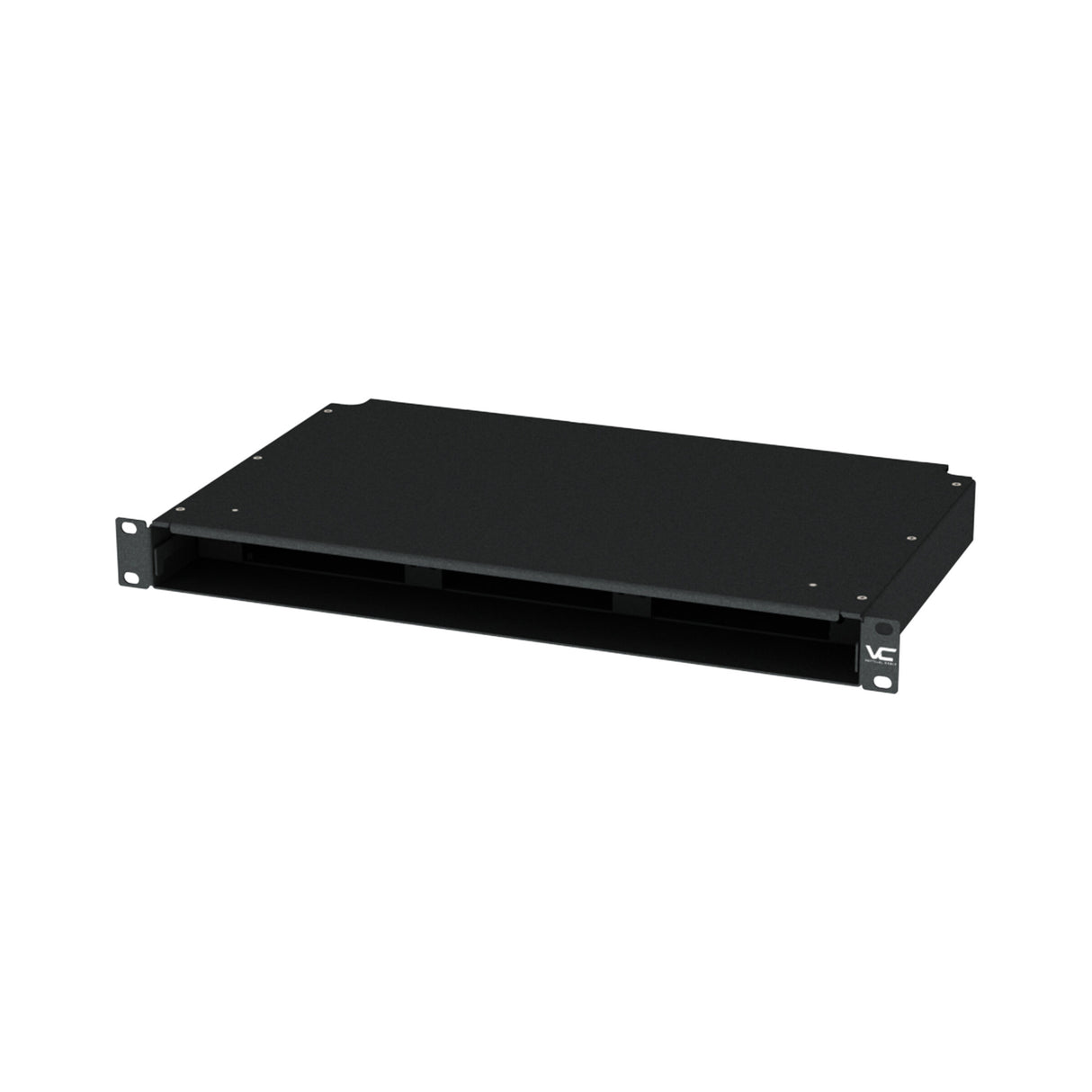 Vertical Cable Optical Fiber Rack-Mount Enclosure, Budget-Series, LGX, Three-Position, 1 RMU.