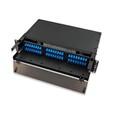 Vertical Cable Optical Fiber Rack-Mount Enclosure, Standard-Series, LGX, 6-Position, 2 RMU