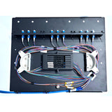Vertical Cable Optical Fiber Rack-Mount Enclosure, Standard-Series, LGX, 12-Position, 4 RMU