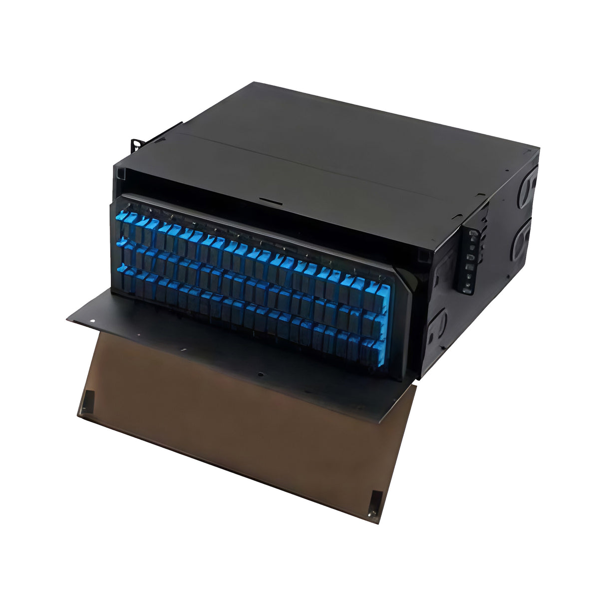 Vertical Cable Optical Fiber Rack-Mount Enclosure, Standard-Series, LGX, 12-Position, 4 RMU