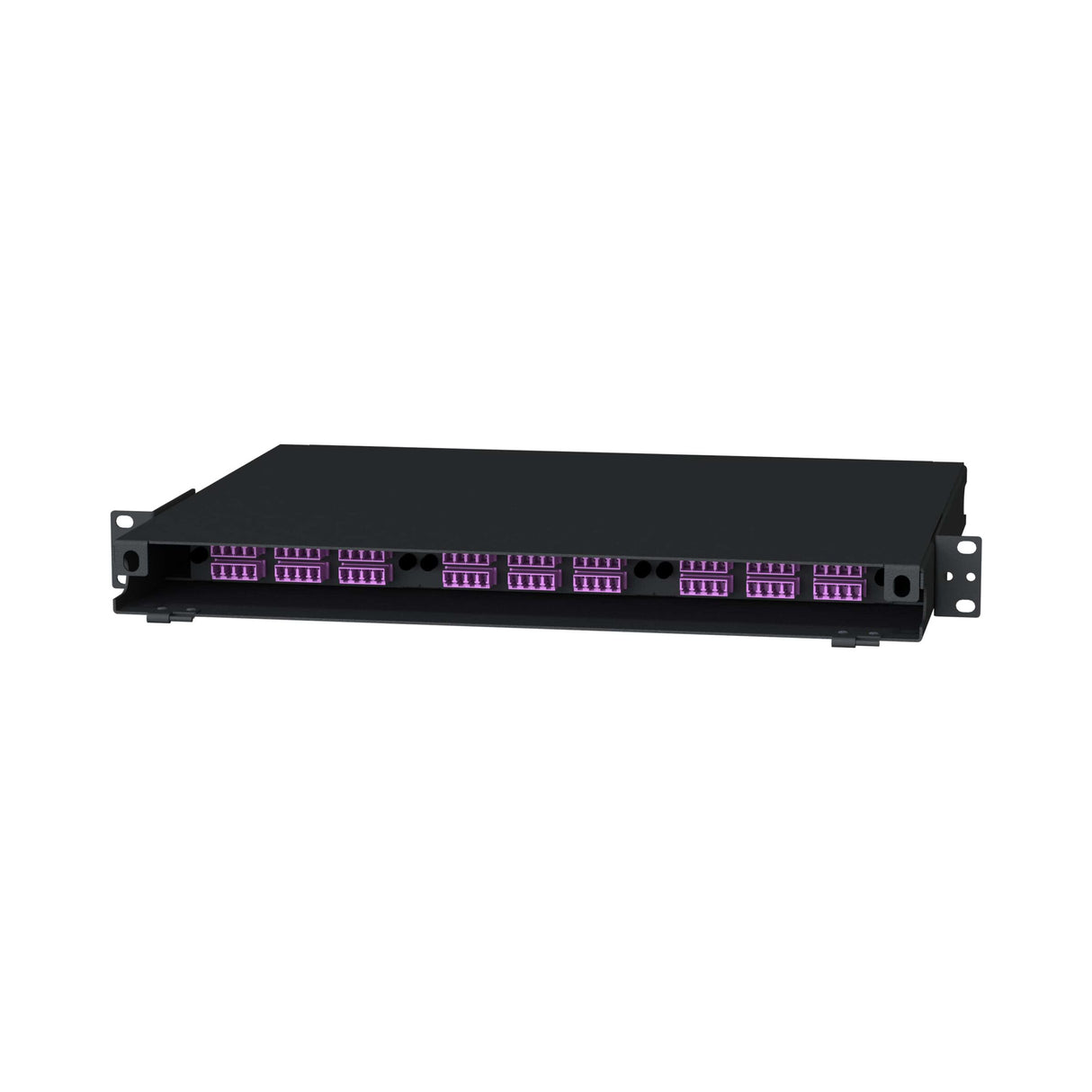 Vertical Cable Optical Fiber Rack-Mount Enclosure, Standard-Series, LGX, 3-Position, 1 RMU