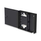 Vertical Cable Optical Fiber Wall-Mount Enclosure, Standard-Series, Single-Door, LGX, Two-Position, Latch