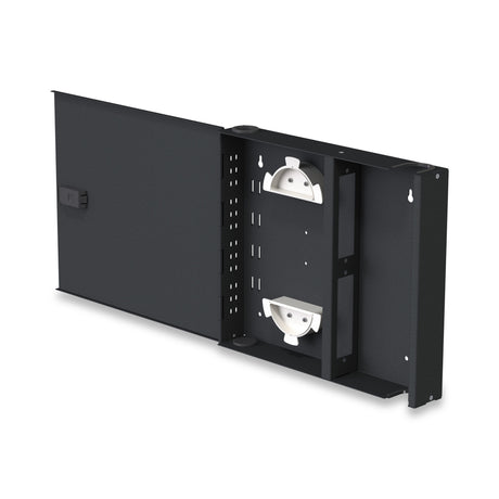 Vertical Cable Optical Fiber Wall-Mount Enclosure, Standard-Series, Single-Door, LGX, Two-Position, Latch