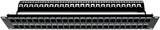 Vertical Cable (48 Port Patch Panel 2U) Blank Patch Panel 2U, 48 Port, with Cable Manager, Black