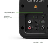 Kanto UKI, 100W Desktop Speakers with Bluetooth, USB-C, Headphone out, Pair