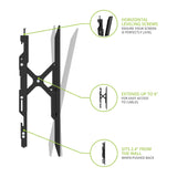 Kanto TE300, Extendable Tilting TV Wall Mount for 43" - 90" TVs
