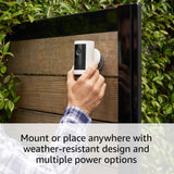 Ring Outdoor Cam Plus Featuring Retinal 2K, Wired, Indoor / Outdoor, (Black / White)