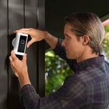 Ring Stick Up Cam Pro Wired, Indoor/Outdoor (Black / White)