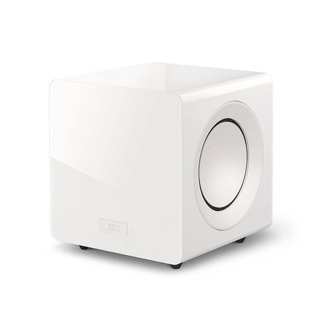 KEF KC92 Dual 9"  Subwoofer 1000W (2 x 500) Force Canceling with iBX - Black / White