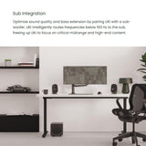 Kanto UKI, 100W Desktop Speakers with Bluetooth, USB-C, Headphone out, Pair