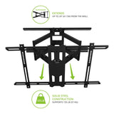 Kanto PDX680, Full Motion TV Wall Mount for 40" - 90" TVs