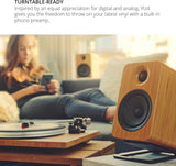 Kanto YU4, 140W Powered Bookshelf Speakers with Bluetooth and Phono Preamp, Pair