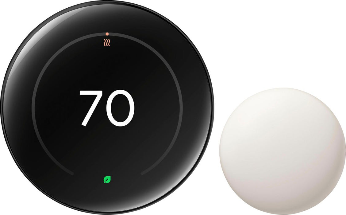 Google Nest Thermostat 4th Generation, ( Includes Temperature Sensor )