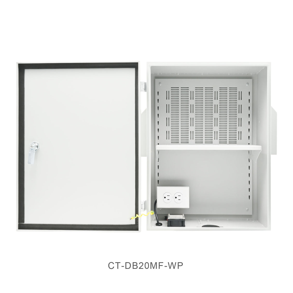 Acegear CT-DB20-WP, Outdoor NeMA Metal Wall Mnt enclosure, Empty Box,  20X16X8 in, - New Arrival