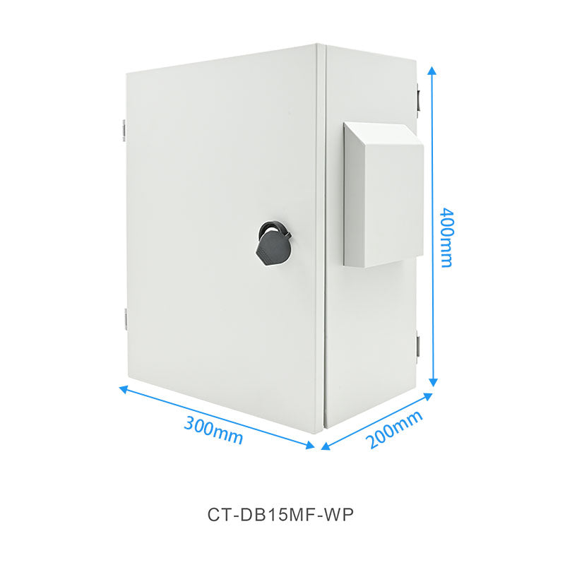 Acegear CT-DB20-WP, Outdoor NeMA Metal Wall Mnt enclosure, Empty Box,  20X16X8 in, - New Arrival