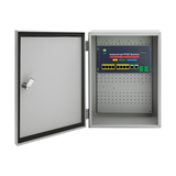Acegear POE-3612-8WP, Weatherproof enclosure with 8 RJ-45 Gigabit ports + 2X G SFP with 8 POE Ports, Industrial Grade, Ultra Flat Surface Mount, - New Arrival