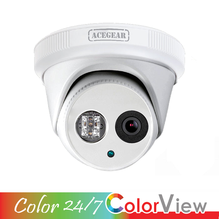 Acegear CT7284CV-EZ, 2MP ColorView 2.8mm Lens, TVI/AHD/CVI/CVBS