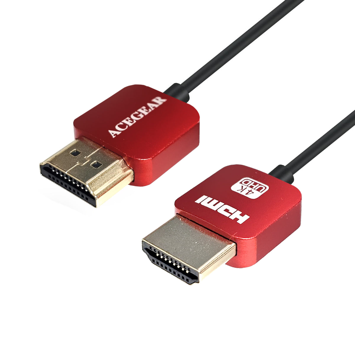 Acegear Ultra Slim Series High Speed HDMI Cable, 4K, ARC. (Length: 0.3m To 1.5m)