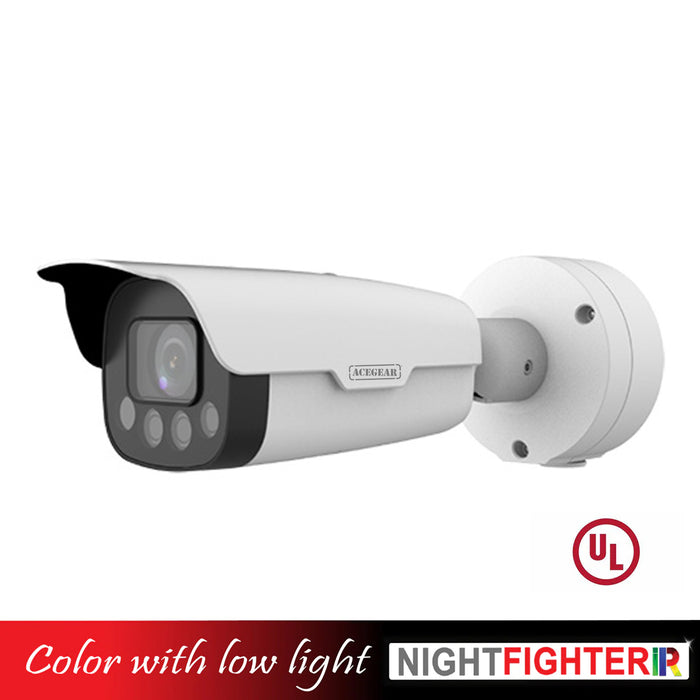 Acegear CI3200-LPR-NF, License Plate Recognition, IP 2MP 4.7-47mm Motorized Lens, Night Fighter 120dB True WDR