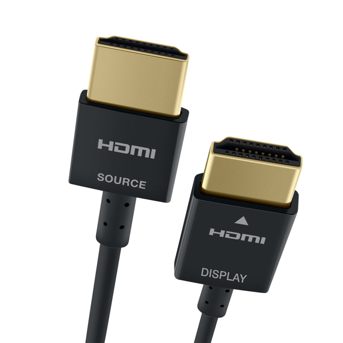 Acegear Ultra Slim w/Chip Series High Speed HDMI Cable, 4K, ARC. (Length:14 ft / 4.5 m)