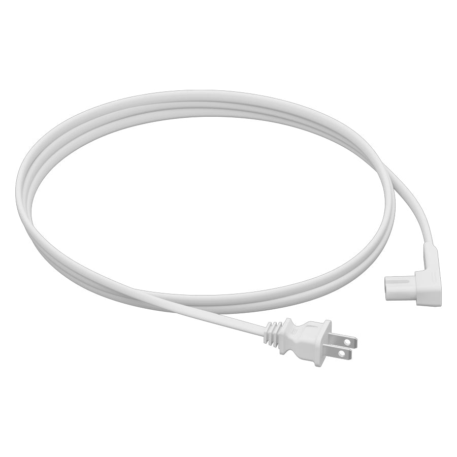 SONOS PCONEUS1, Angled Power Cable - Black / White