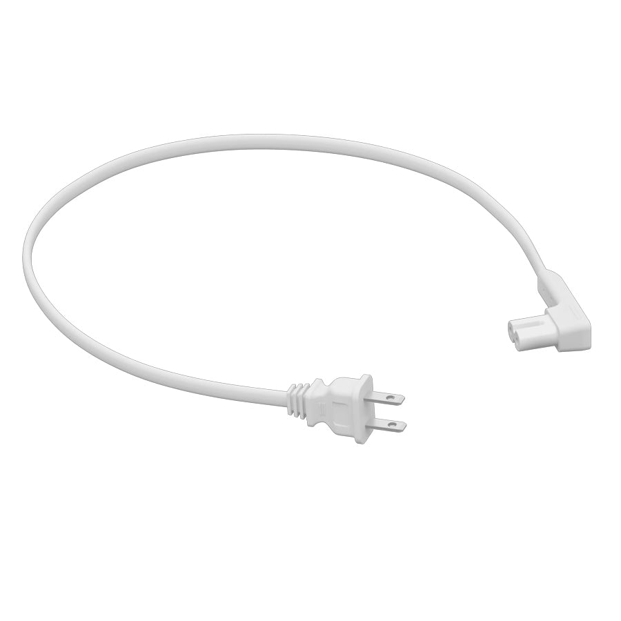 SONOS PCONEUS1, Angled Power Cable - Black / White