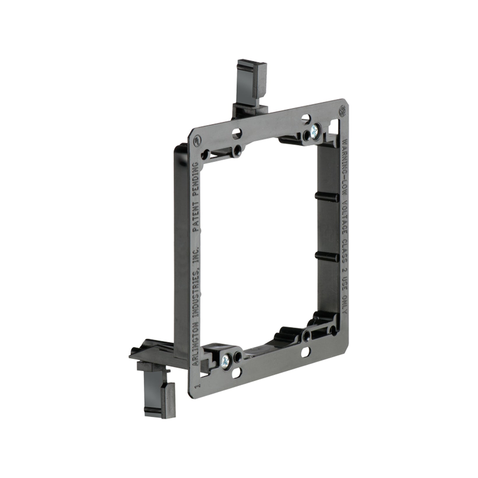 Arlington LV2, Low Voltage Mounting Bracket (2-Gang), Black (5-Pack)