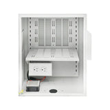 Acegear CT-DB15-NWF, Outdoor NeMA Metal Wall Mount enclosure, with outlet and Fan, Dust filter, IP65, 15X12X8 in